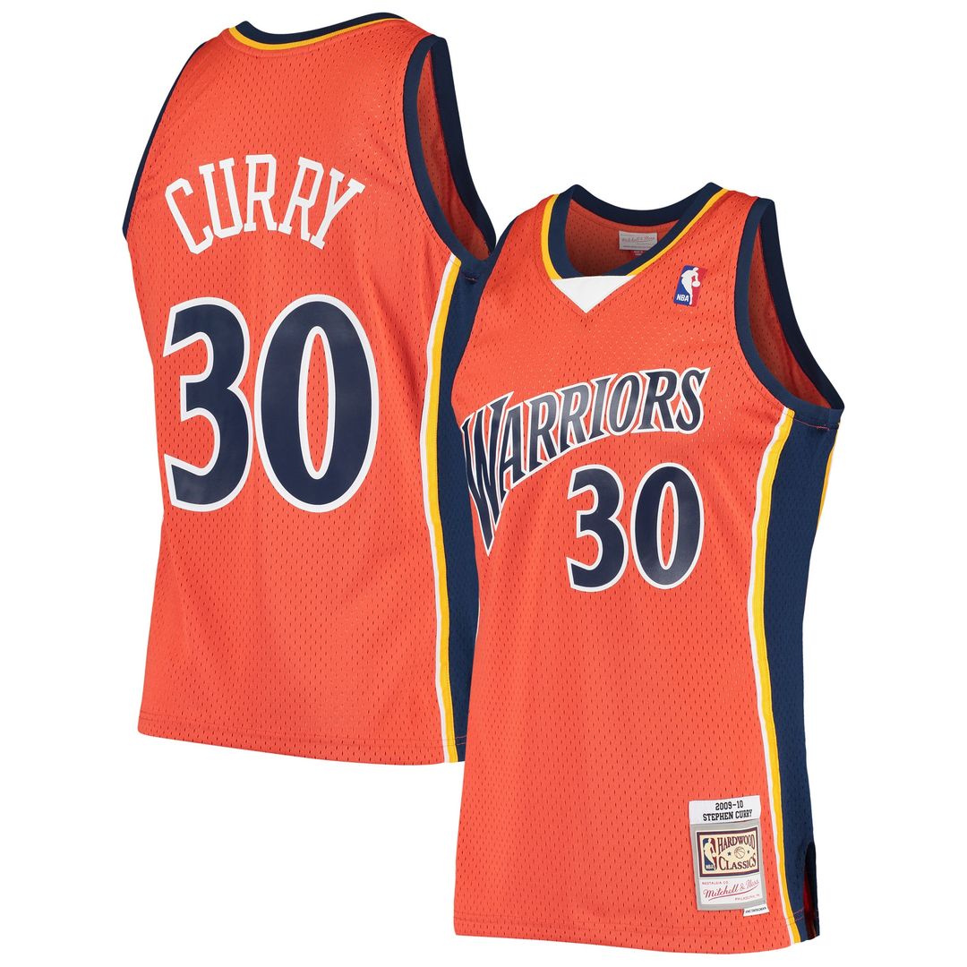 Stephen Curry Golden State Warriors Mitchell & Ness Hardwood Classics Swingman Jersey - White Official NBA Team Apparel Basketball Fan Gear