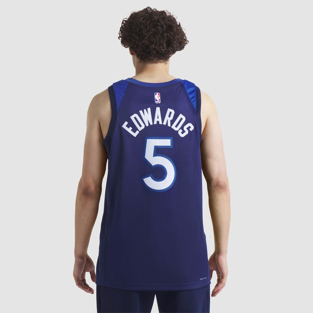 Anthony Edwards Minnesota Timberwolves Nike Unisex Swingman Jersey - Icon Edition - Navy Official NBA Team Apparel Basketball Fan Gear