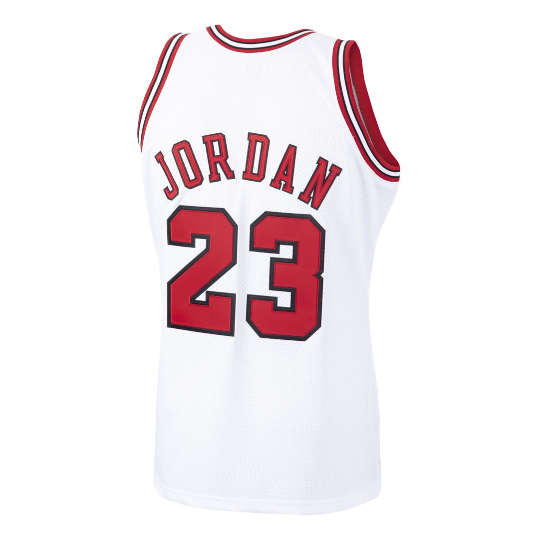 Michael Jordan Chicago Bulls Mitchell & Ness 1997/98 Hardwood Classics Authentic Jersey - White Official NBA Team Apparel Basketball Fan Gear
