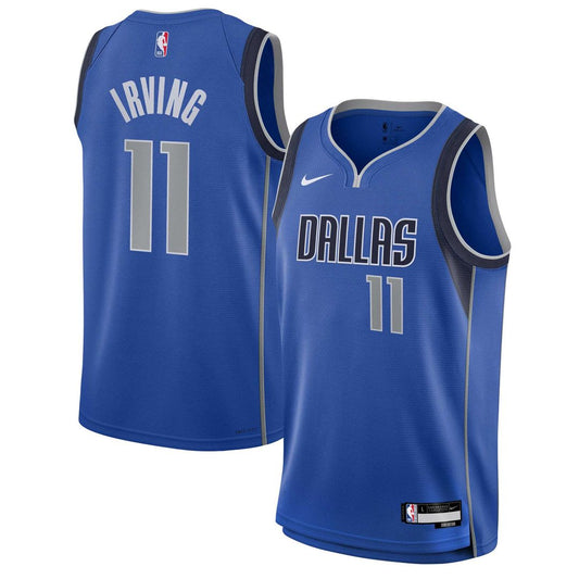 Kyrie Irving Dallas Mavericks Nike Youth Swingman Jersey - Icon Edition - Blue Official NBA Team Apparel Basketball Fan Gear