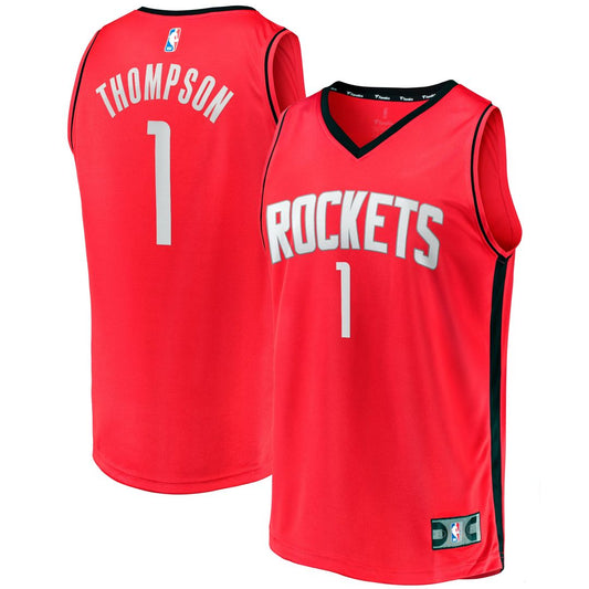 Amen Thompson Houston Rockets Fanatics Youth Fast Break Replica Jersey - Icon Edition - Red Official NBA Team Apparel Basketball Fan Gear