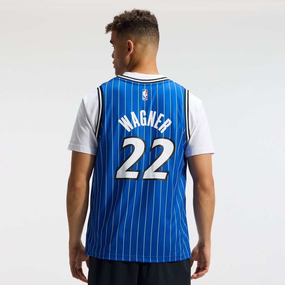 Franz Wagner Orlando Magic Fanatics Fast Break Replica Player Jersey - Icon Edition - Blue Official NBA Team Apparel Basketball Fan Gear