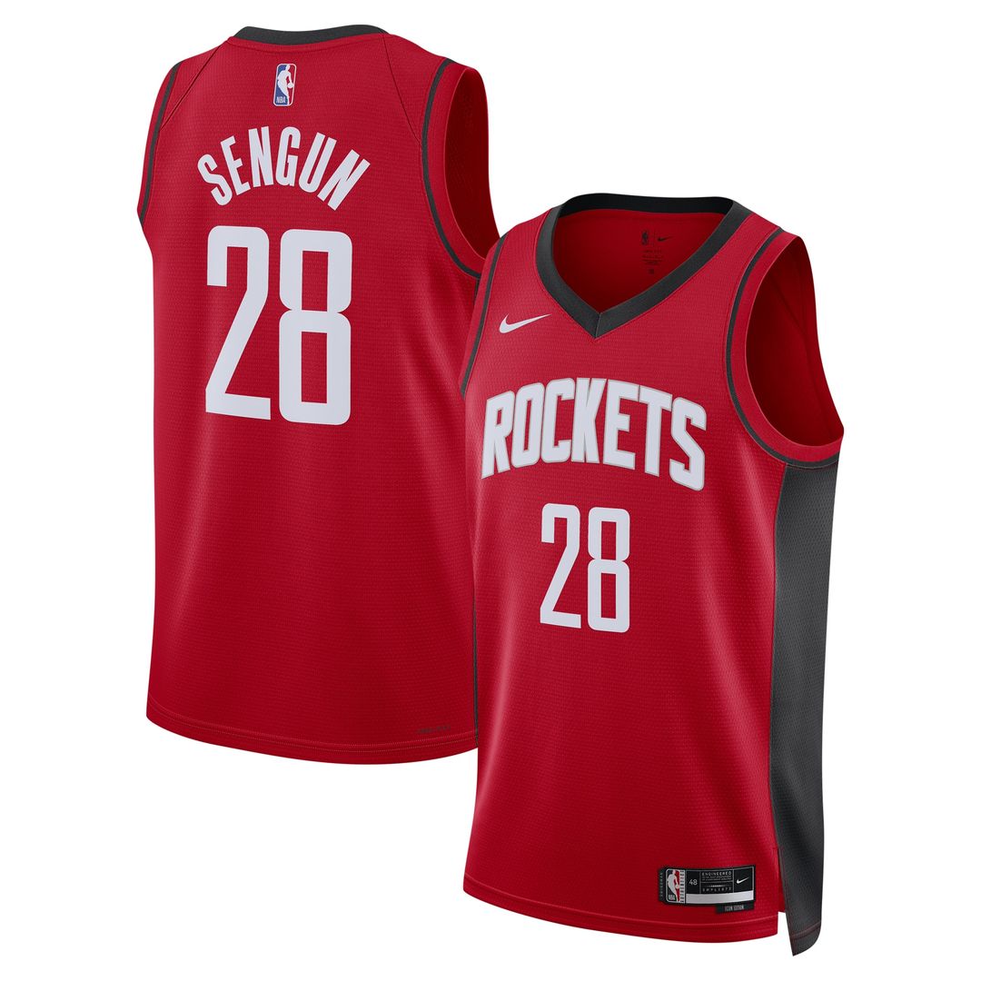 Alperen Sengun Houston Rockets Nike Unisex Swingman Jersey - Icon Edition - Red Official NBA Team Apparel Basketball Fan Gear