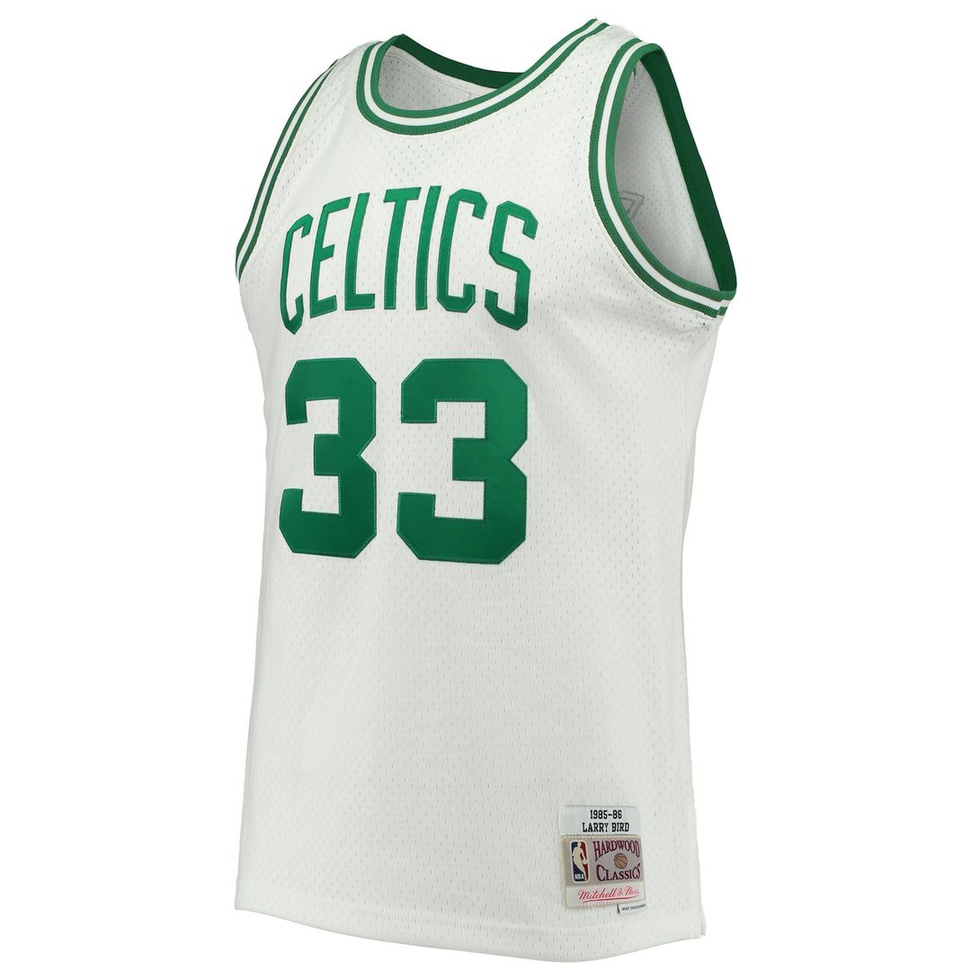 Larry Bird Boston Celtics Mitchell & Ness Hardwood Classics Swingman Jersey - Kelly Green Official NBA Team Apparel Basketball Fan Gear