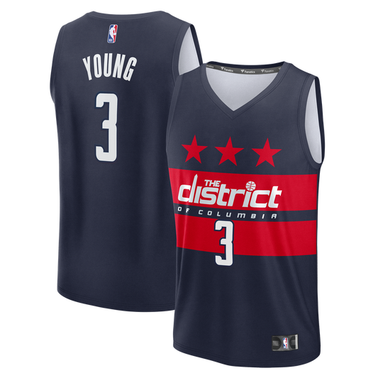 Trae Young Washington Wizards Fanatics Fast Break - Statement Edition - Navy NBA Fan Gear Popular Style