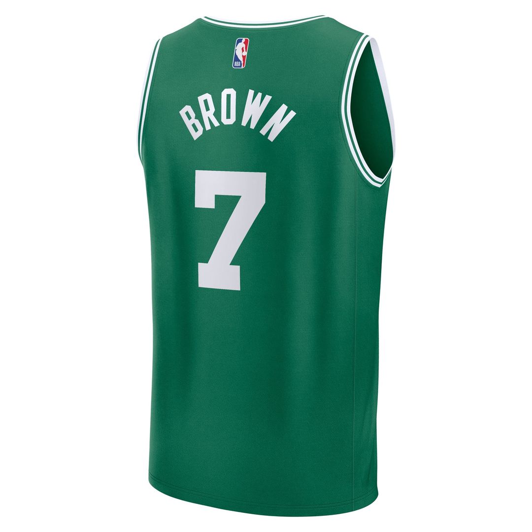 Jaylen Brown Boston Celtics Fanatics Fast Break Replica Player Jersey - Icon Edition - Kelly Green Official NBA Team Apparel Basketball Fan Gear