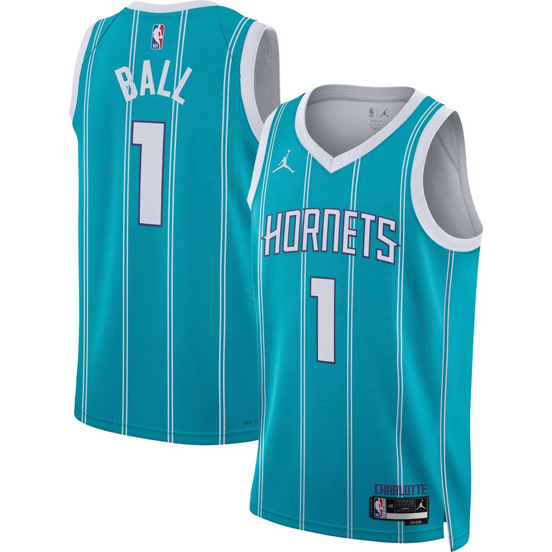 LaMelo Ball Charlotte Hornets Jordan Brand Unisex Swingman Jersey - Association Edition - White Official NBA Team Apparel Basketball Fan Gear