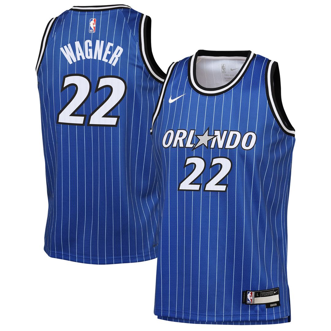 Franz Wagner Orlando Magic Nike Youth Icon Edition Swingman Jersey - Blue Official NBA Team Apparel Basketball Fan Gear