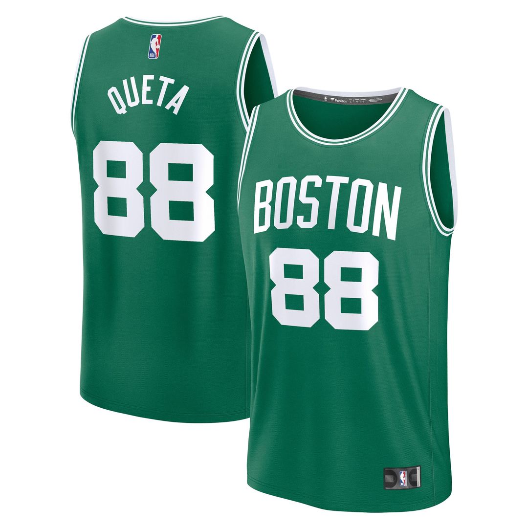 Neemias Queta Boston Celtics Fanatics Fast Break Replica Player Jersey - Icon Edition - Kelly Green Official NBA Team Apparel Basketball Fan Gear
