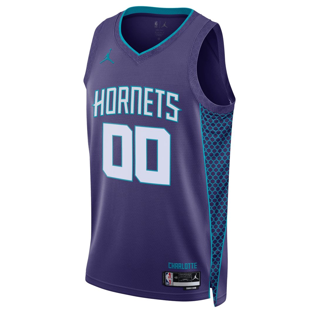 Charlotte Hornets Jordan Brand Unisex 2022/23 Swingman Custom Jersey - Statement Edition - Teal Official NBA Team Apparel Basketball Fan Gear