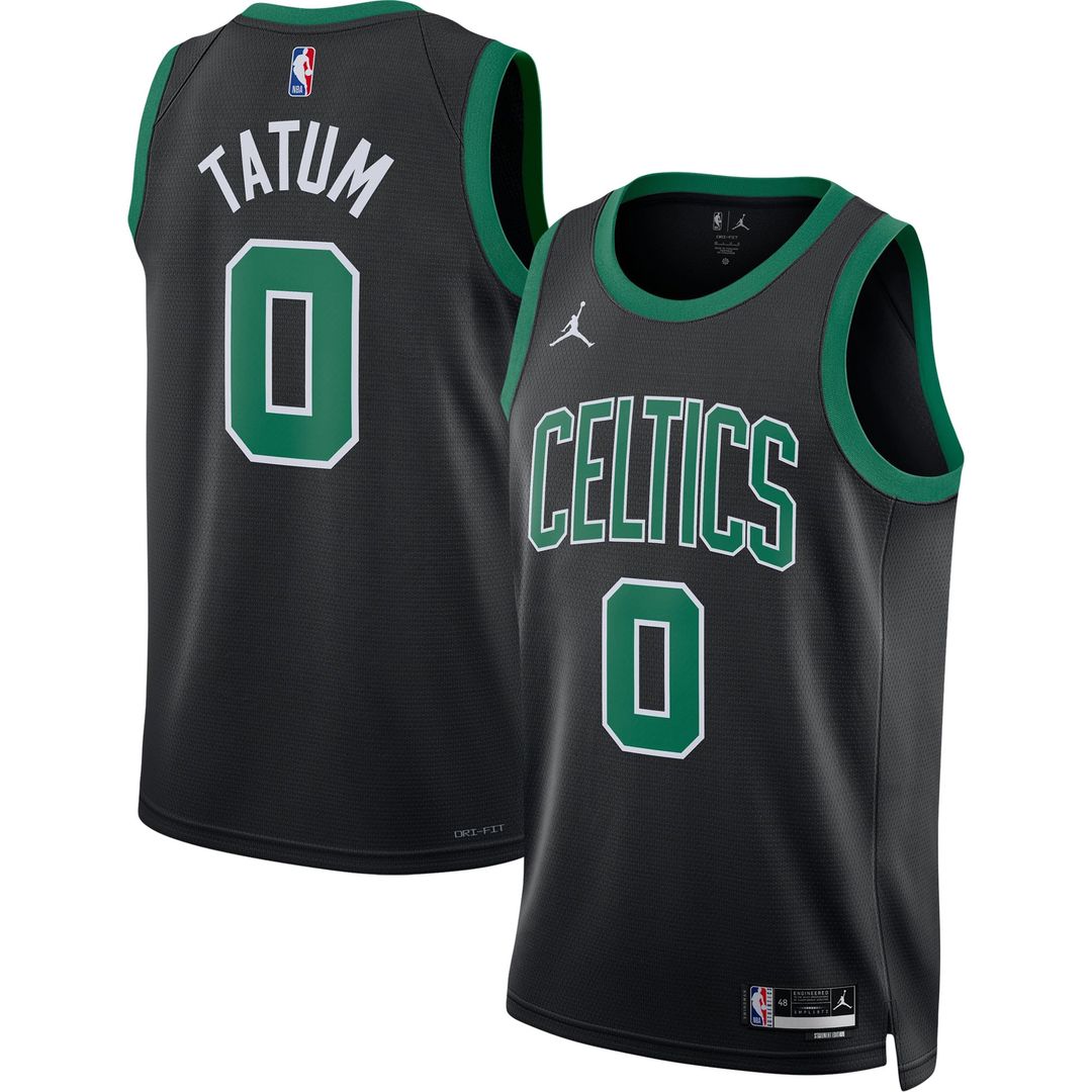 Jayson Tatum Boston Celtics Jordan Brand Unisex Swingman Jersey - Statement Edition - Black Official NBA Team Apparel Basketball Fan Gear