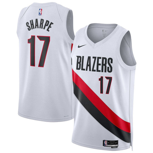 Shaedon Sharpe Portland Trail Blazers Nike Unisex Swingman Player Jersey - Association Edition - White Official NBA Team Apparel Basketball Fan Gear