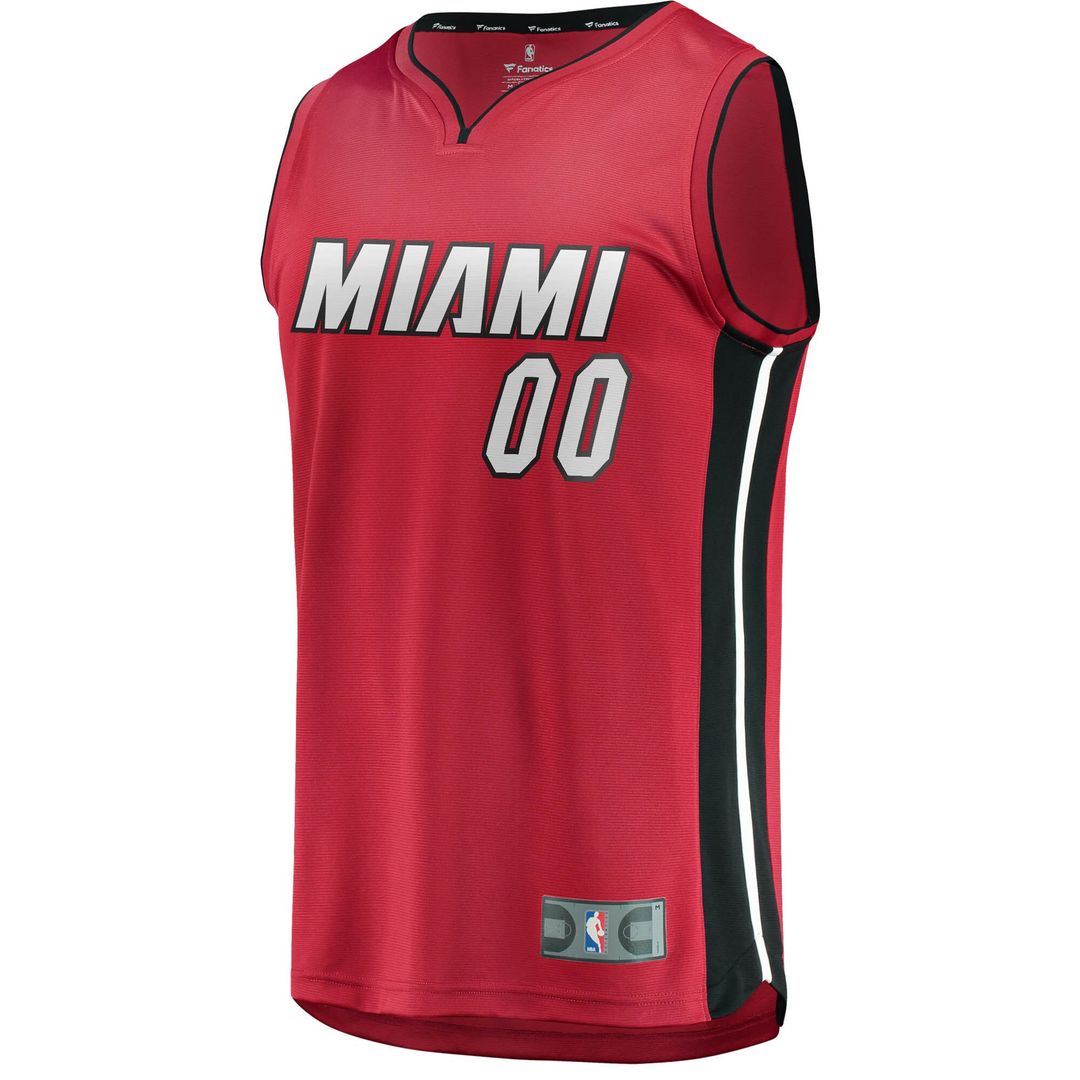 Miami Heat Fanatics Youth Fast Break Replica Custom Jersey Red - Statement Edition Official NBA Team Apparel Basketball Fan Gear
