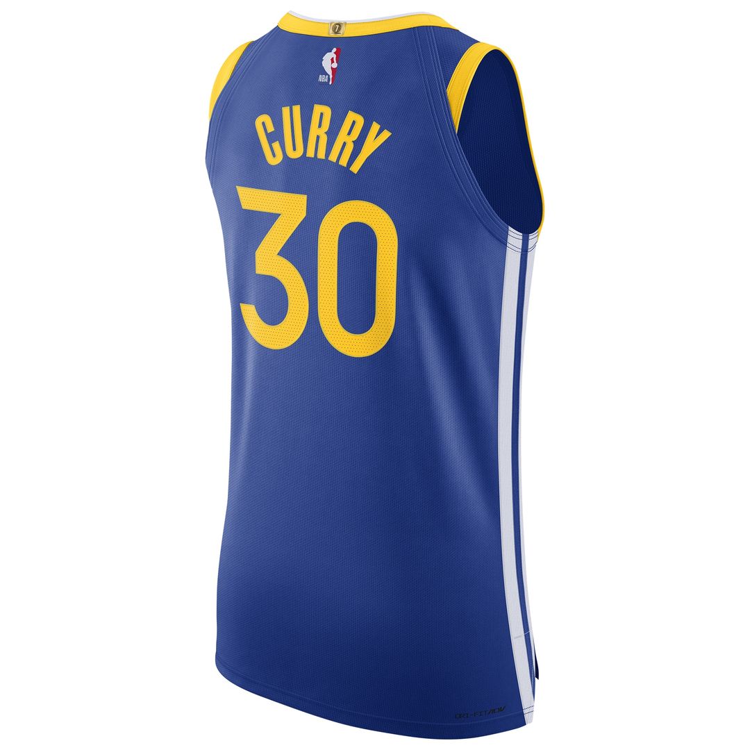 Stephen Curry Golden State Warriors Nike Authentic Jersey - Icon Edition - Royal Official NBA Team Apparel Basketball Fan Gear