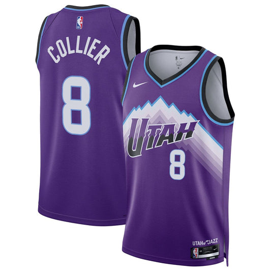 Isaiah Collier Utah Jazz Nike Unisex Swingman Jersey - Icon Edition - Purple Official NBA Team Apparel Basketball Fan Gear