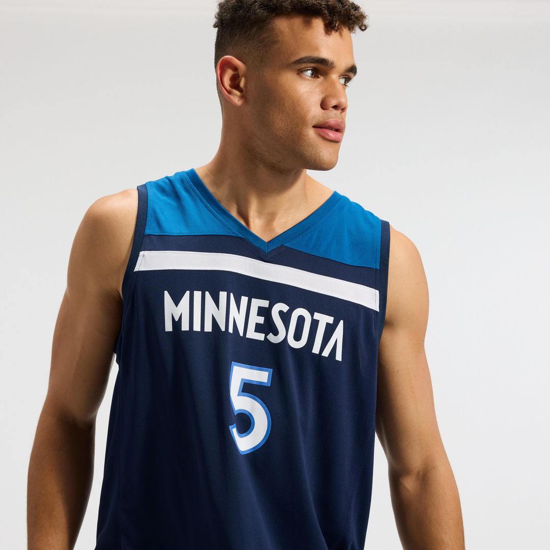 Anthony Edwards Minnesota Timberwolves Fanatics Fast Break Replica Player Jersey - Icon Edition - Navy Official NBA Team Apparel Basketball Fan Gear