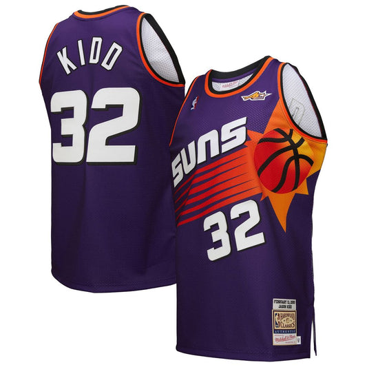 Jason Kidd Phoenix Suns Mitchell & Ness 2000 NBA All-Star Game Authentic Jersey - Purple Official NBA Team Apparel Basketball Fan Gear