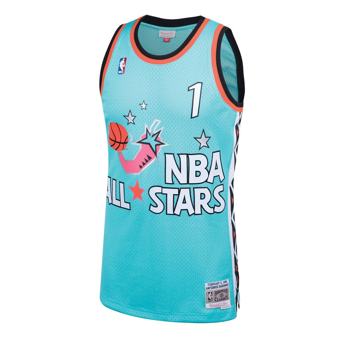 Penny Hardaway 1996 NBA All-Star Game Mitchell & Ness Hardwood Classics Swingman Jersey - Teal Official NBA Team Apparel Basketball Fan Gear