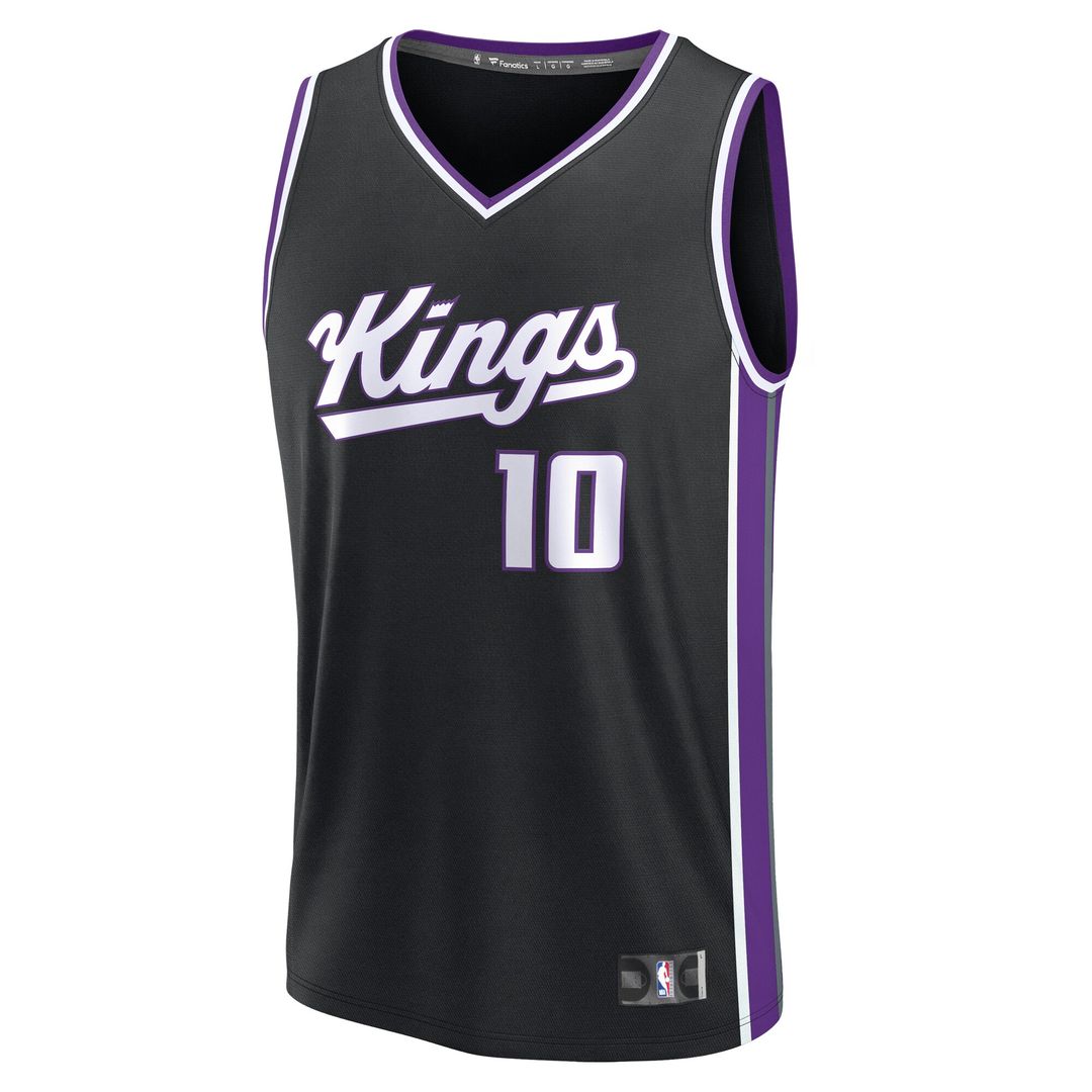 DeMar DeRozan Sacramento Kings Fanatics Youth Fast Break Replica Player Jersey - Icon Edition - Black Official NBA Team Apparel Basketball Fan Gear