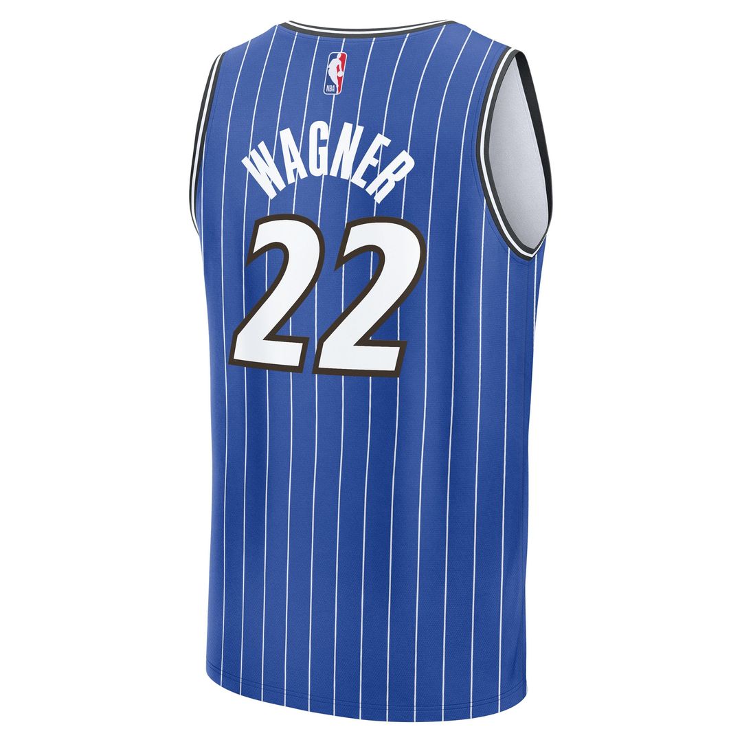 Franz Wagner Orlando Magic Fanatics Youth Fast Break Replica Player Jersey - Icon Edition - Blue Official NBA Team Apparel Basketball Fan Gear