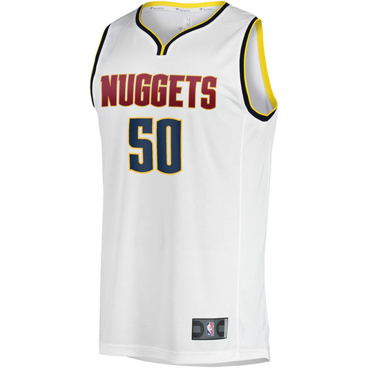Aaron Gordon Denver Nuggets Fanatics Fast Break Player Jersey - Association Edition - White Official NBA Team Apparel Basketball Fan Gear
