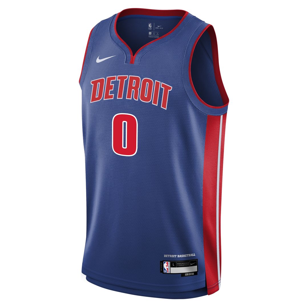Jalen Duren Detroit Pistons Nike Youth Swingman Jersey - Icon Edition - Blue Official NBA Team Apparel Basketball Fan Gear