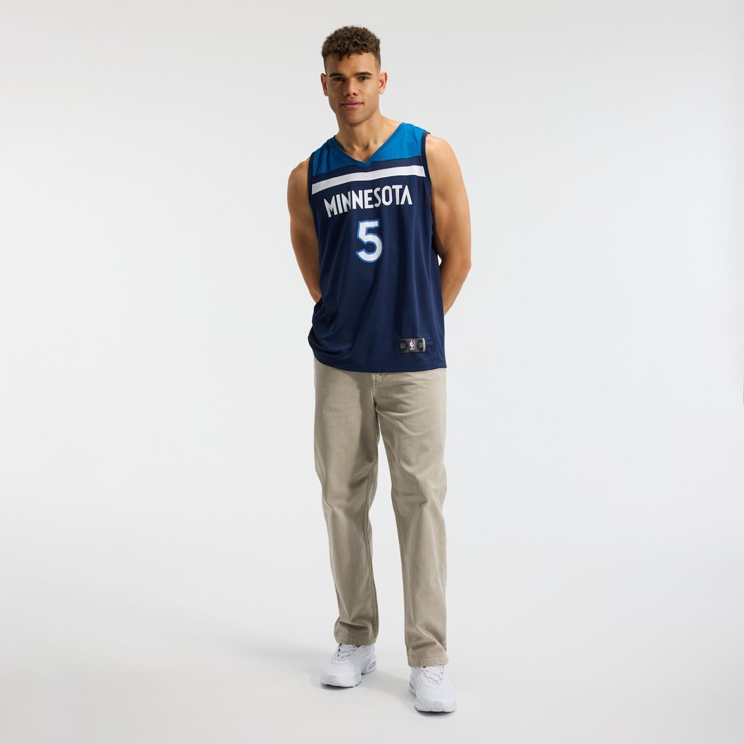 Anthony Edwards Minnesota Timberwolves Fanatics Fast Break Replica Player Jersey - Icon Edition - Navy Official NBA Team Apparel Basketball Fan Gear
