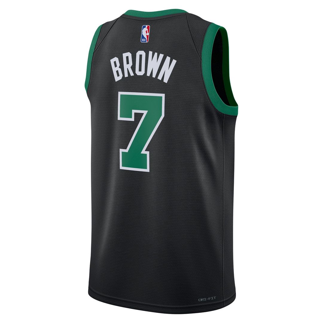 Jaylen Brown Boston Celtics Jordan Brand Unisex Swingman Jersey - Statement Edition - Black Official NBA Team Apparel Basketball Fan Gear