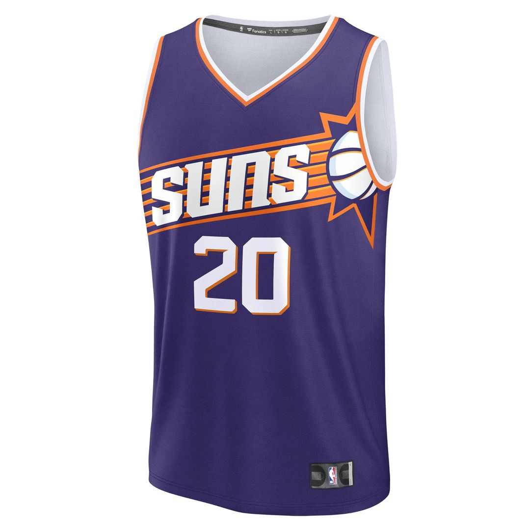 Rasheer Fleming Phoenix Suns Fanatics Youth Fast Break Replica Jersey - Purple - Icon Edition Official NBA Team Apparel Basketball Fan Gear