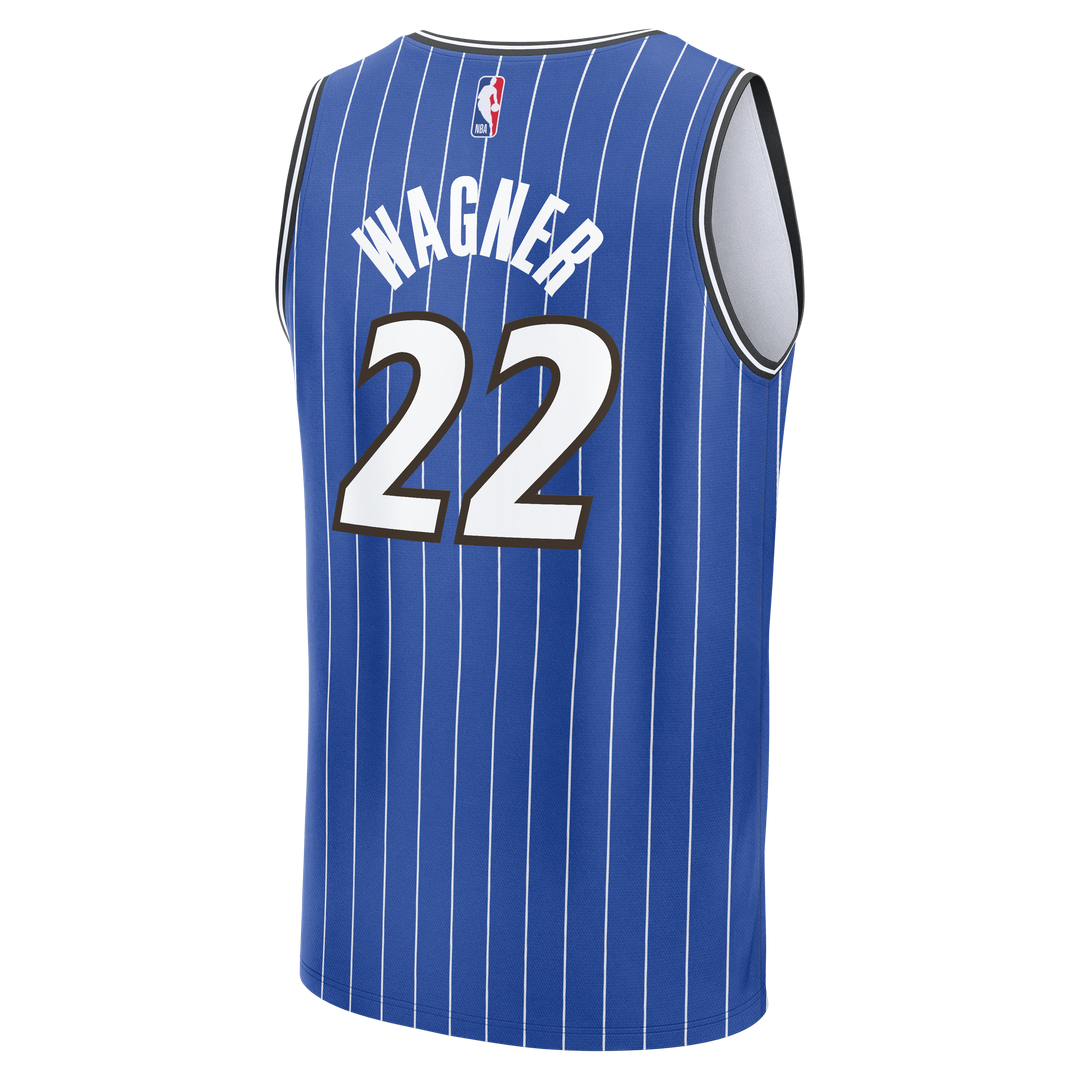 Franz Wagner Orlando Magic Fanatics Fast Break Replica Player Jersey - Icon Edition - Blue Official NBA Team Apparel Basketball Fan Gear