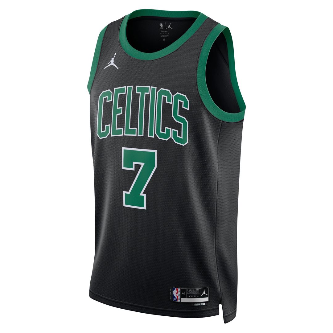 Jaylen Brown Boston Celtics Jordan Brand Unisex Swingman Jersey - Statement Edition - Black Official NBA Team Apparel Basketball Fan Gear