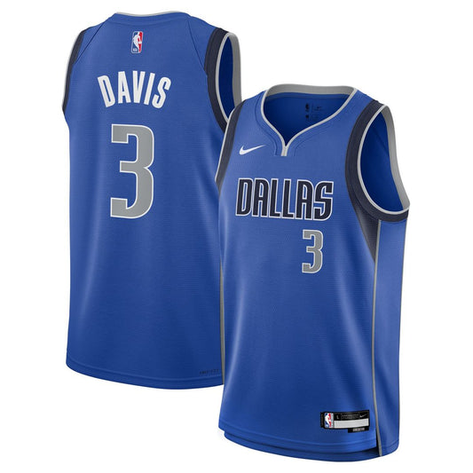 Anthony Davis Dallas Mavericks Nike Youth Swingman Jersey - Icon Edition - Blue Official NBA Team Apparel Basketball Fan Gear