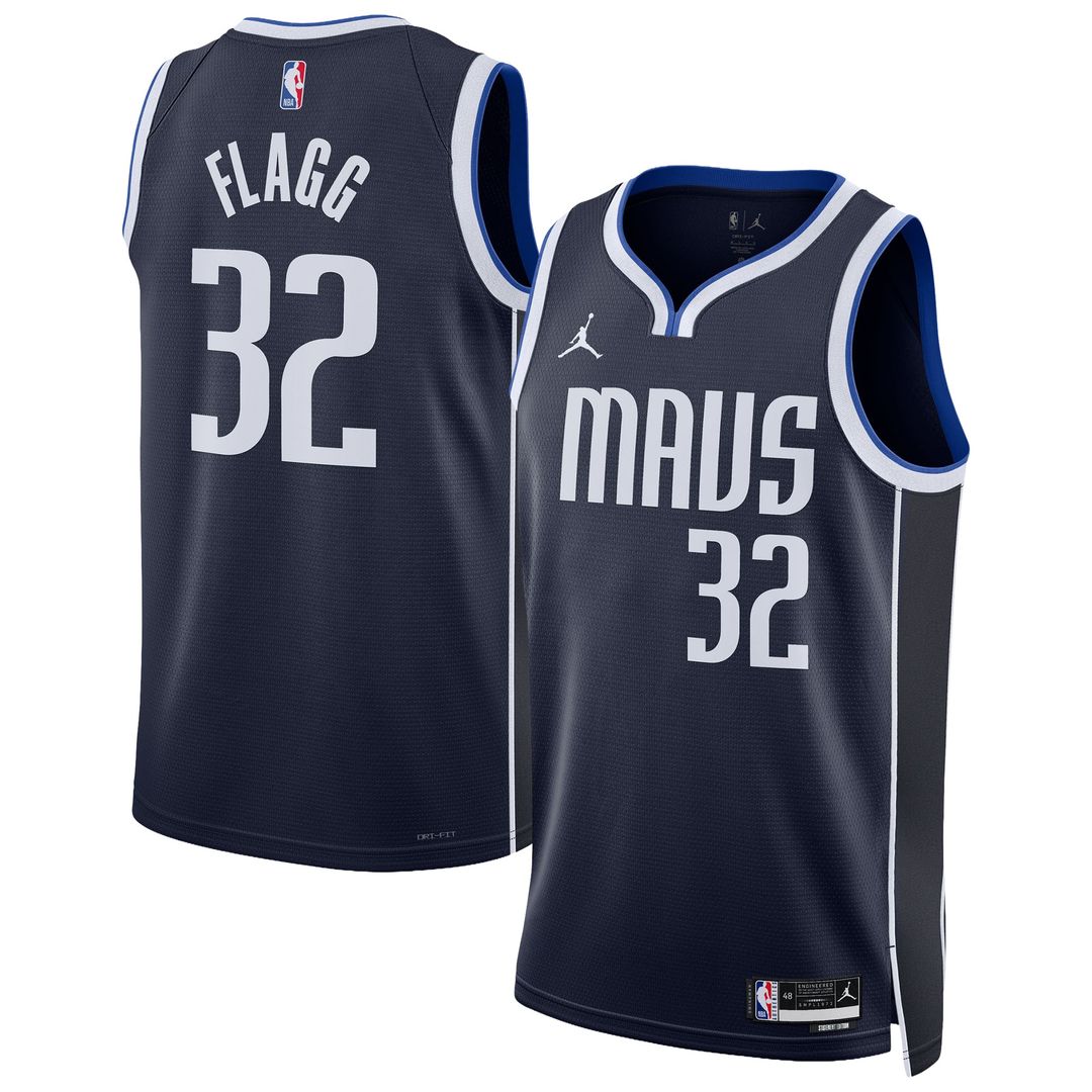 Cooper Flagg Dallas Mavericks Jordan Brand Unisex Swingman Jersey - Navy - Statement Edition Official NBA Team Apparel Basketball Fan Gear
