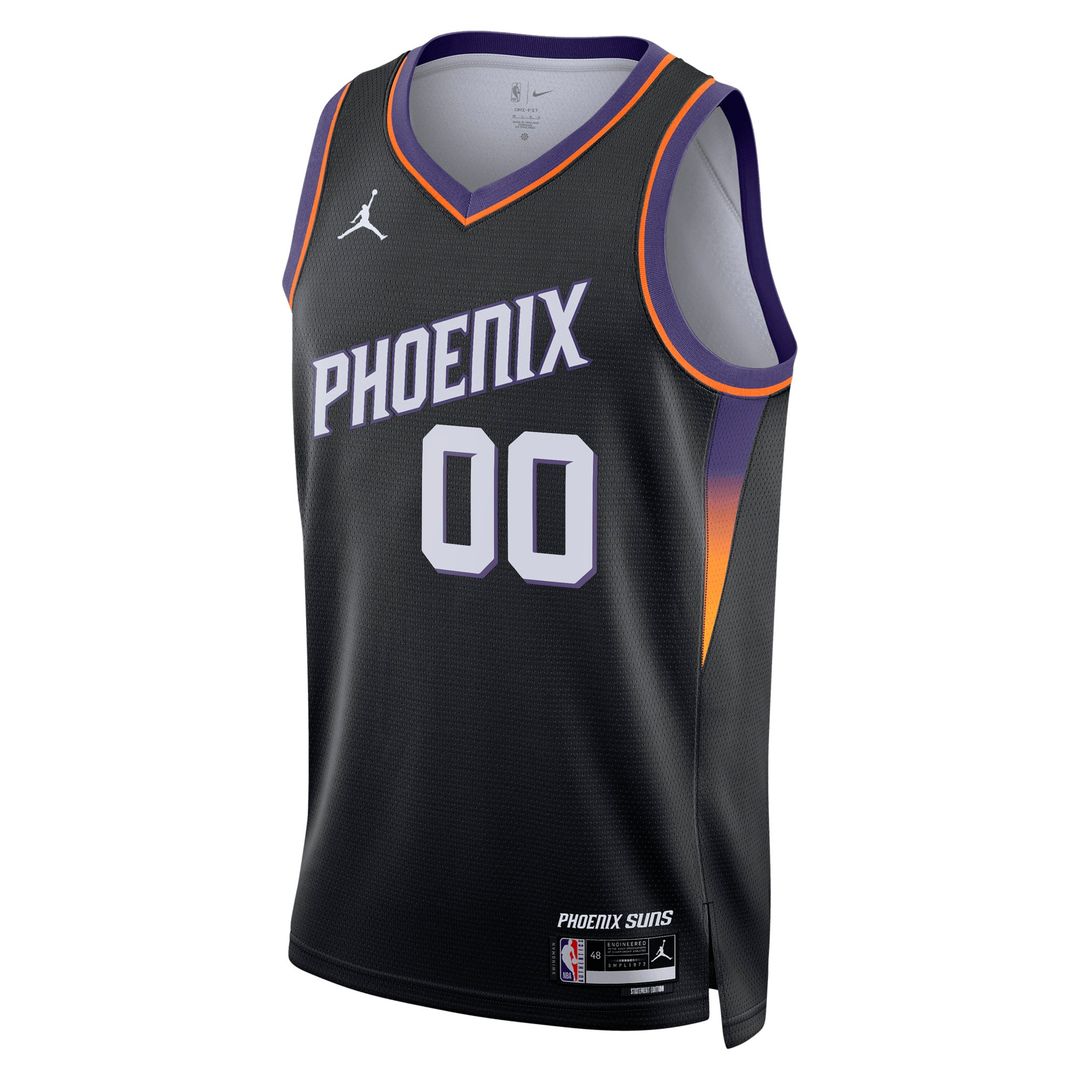 Phoenix Suns Jordan Brand Unisex Swingman Custom Jersey - Statement Edition - Black Official NBA Team Apparel Basketball Fan Gear