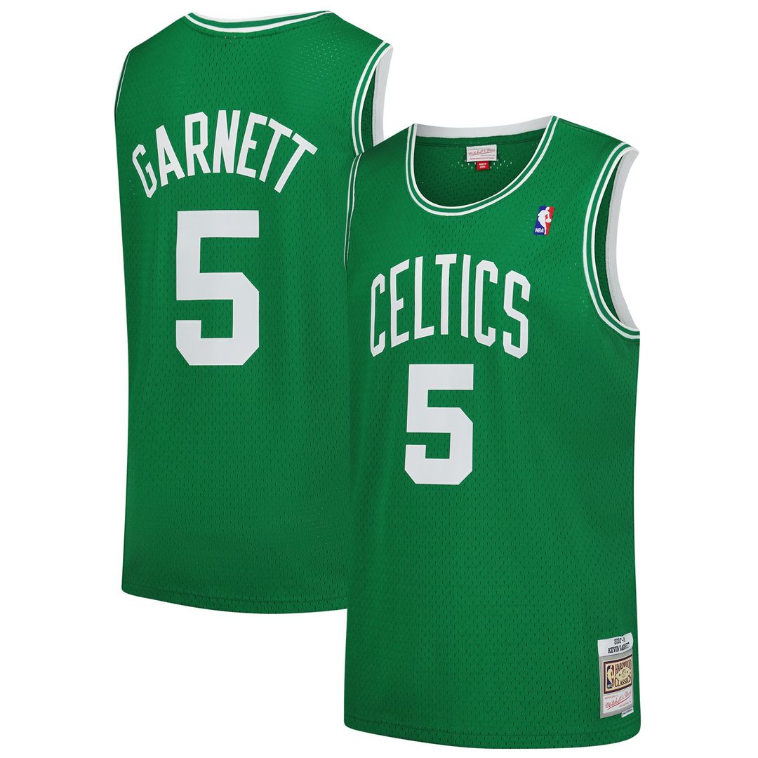 Kevin Garnett Boston Celtics Mitchell & Ness 2007/08 Hardwood Classics Swingman Jersey - Kelly Green Official NBA Team Apparel Basketball Fan Gear