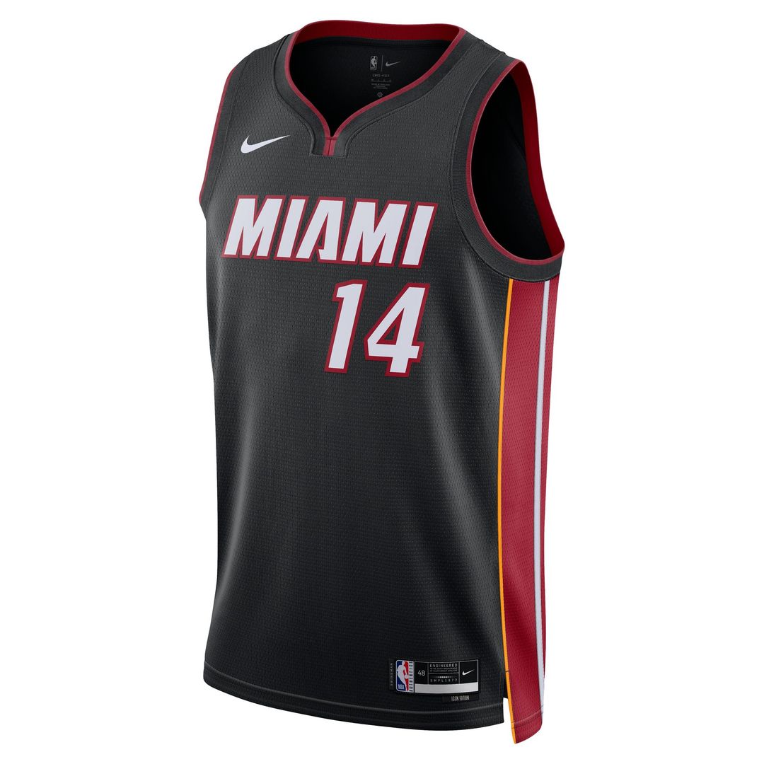 Tyler Herro Miami Heat Nike Unisex Swingman Jersey - Icon Edition - Black Official NBA Team Apparel Basketball Fan Gear