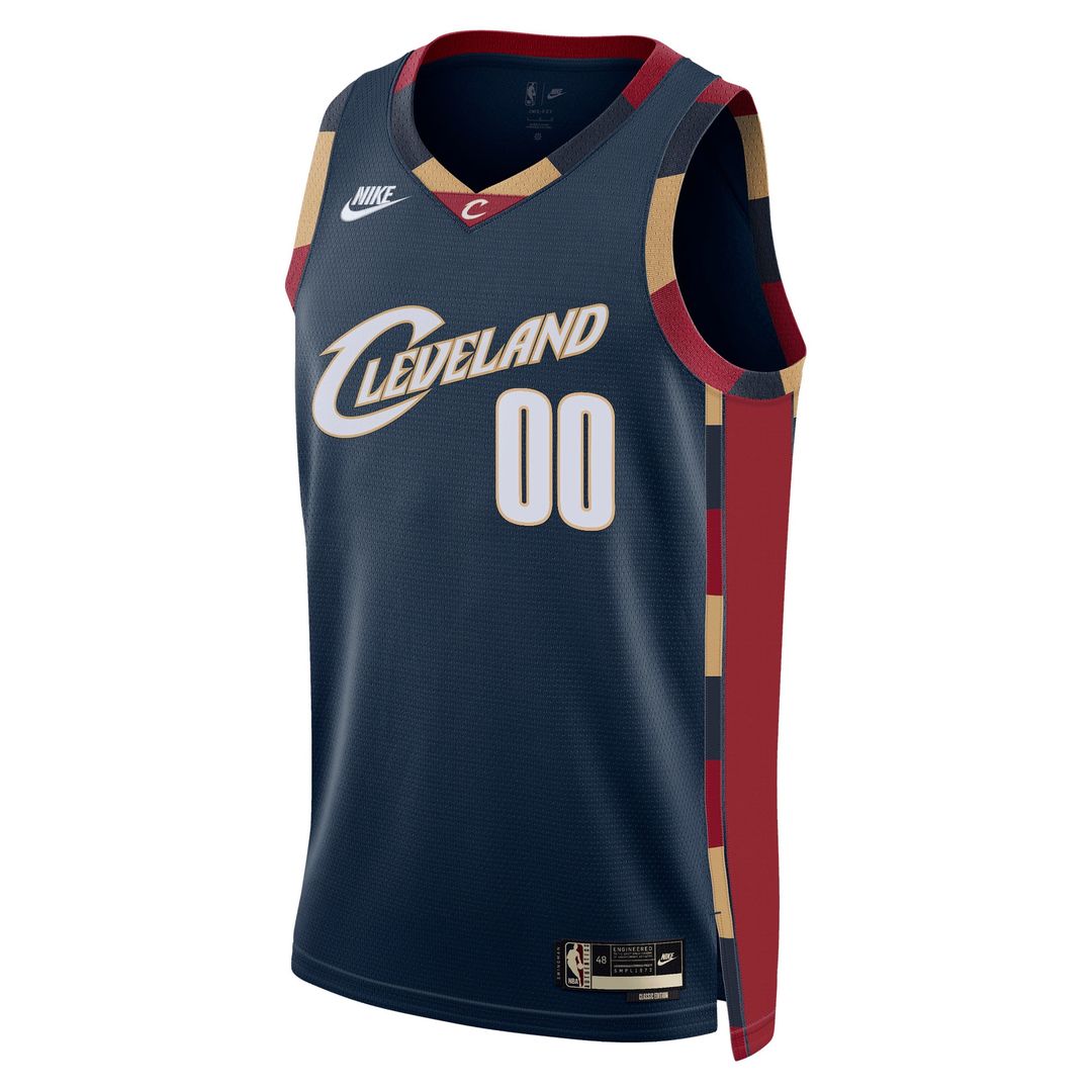 Cleveland Cavaliers Nike Unisex Swingman Custom Jersey - Classic Edition - Navy Official NBA Team Apparel Basketball Fan Gear