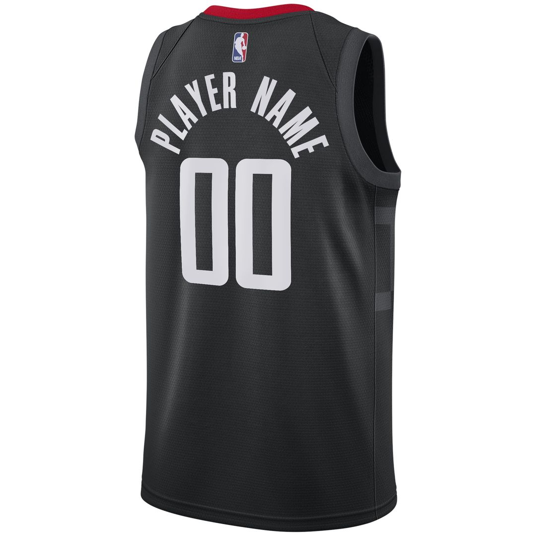 Houston Rockets Nike Swingman Custom Jersey Black - Statement Edition Official NBA Team Apparel Basketball Fan Gear
