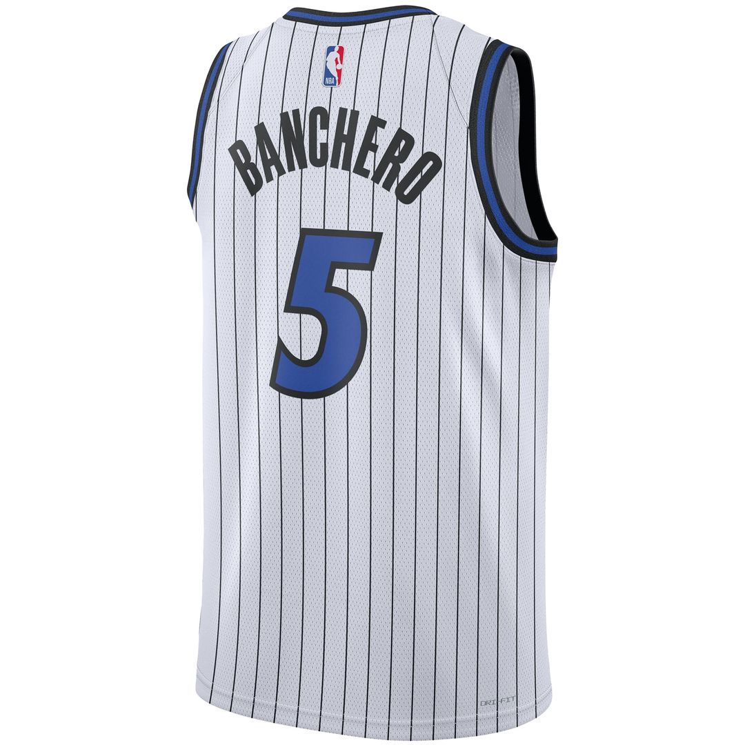 Paolo Banchero Orlando Magic Nike Unisex Swingman Player Jersey - Association Edition - White Official NBA Team Apparel Basketball Fan Gear