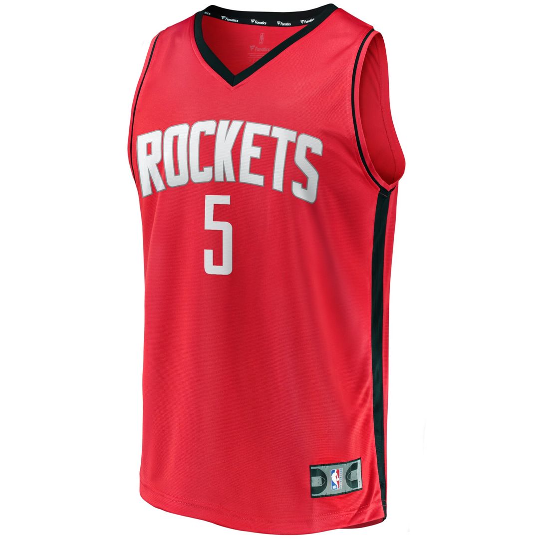 Fred VanVleet Houston Rockets Fanatics Youth Fast Break Replica Player Jersey - Icon Edition - Red Official NBA Team Apparel Basketball Fan Gear
