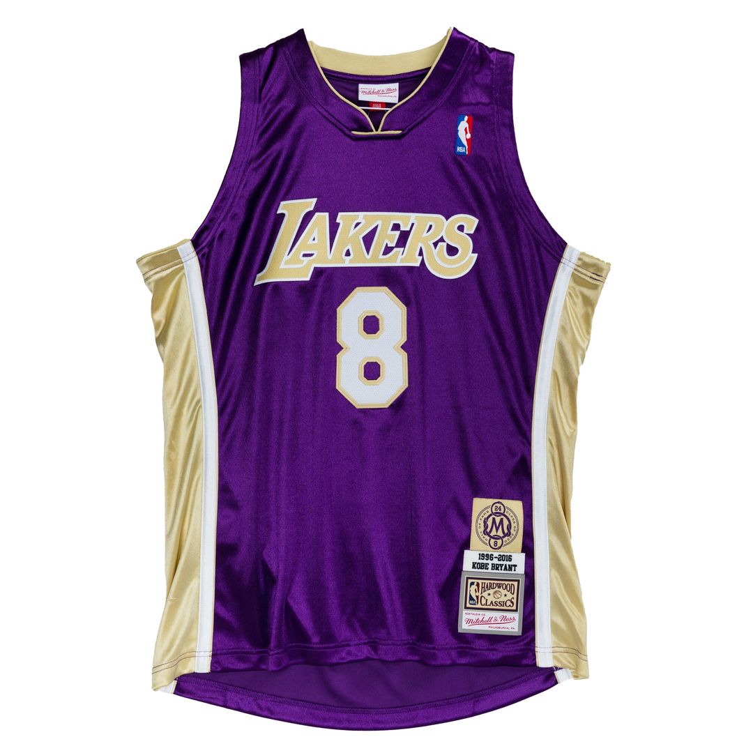 Kobe Bryant Los Angeles Lakers Mitchell & Ness Hall of Fame Class of 2020 #8 Authentic Jersey - Purple Official NBA Team Apparel Basketball Fan Gear