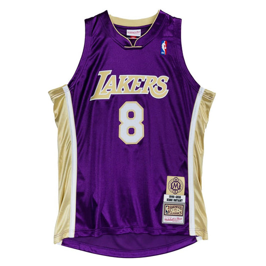 Kobe Bryant Los Angeles Lakers Mitchell & Ness Hall of Fame Class of 2020 #8 Authentic Jersey - Purple Official NBA Team Apparel Basketball Fan Gear