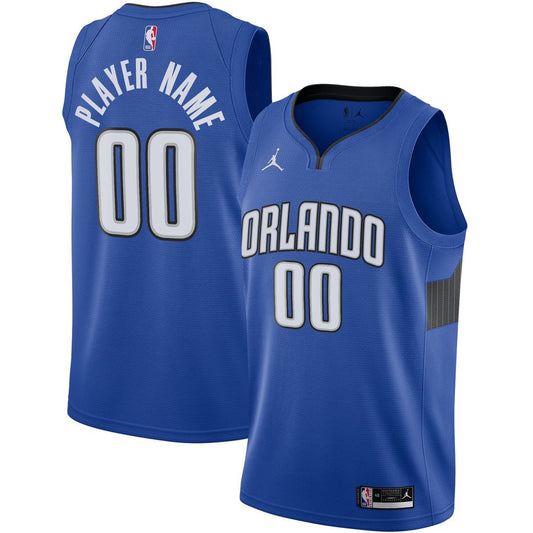 Orlando Magic Jordan Brand Swingman Custom Jersey - Statement Edition - Blue Official NBA Team Apparel Basketball Fan Gear