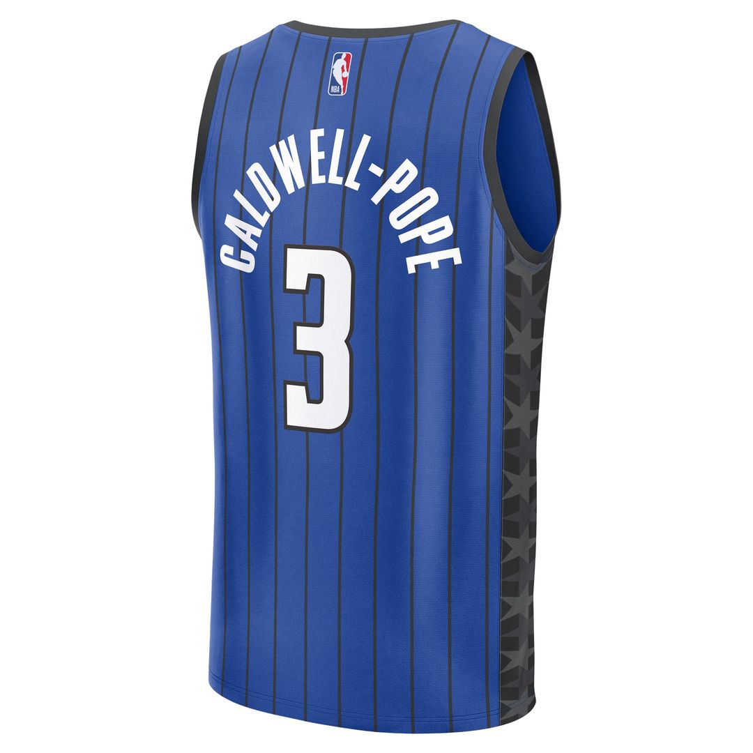Kentavious Caldwell-Pope Orlando Magic Fanatics Fast Break Replica Player Jersey - Statement Edition - Blue Official NBA Team Apparel Basketball Fan G