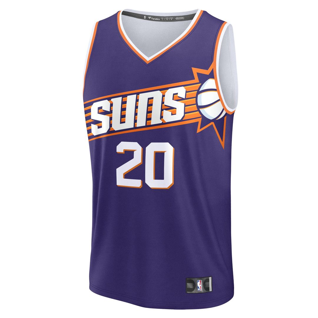 Rasheer Fleming Phoenix Suns Fanatics Fast Break Replica Jersey - Purple - Icon Edition Official NBA Team Apparel Basketball Fan Gear