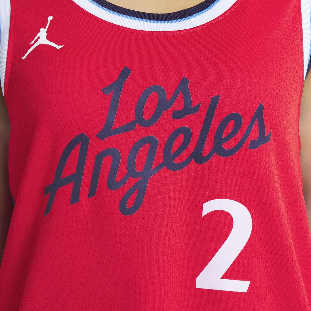 Kawhi Leonard LA Clippers Jordan Brand Unisex 2024/25 Swingman Jersey - Statement Edition - Red Official NBA Team Apparel Basketball Fan Gear