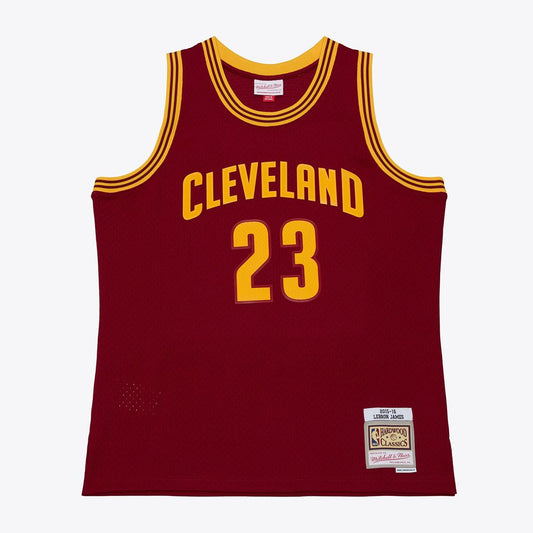 LeBron James Cleveland Cavaliers Mitchell & Ness 2015-16 Swingman Jersey - Wine Official NBA Team Apparel Basketball Fan Gear