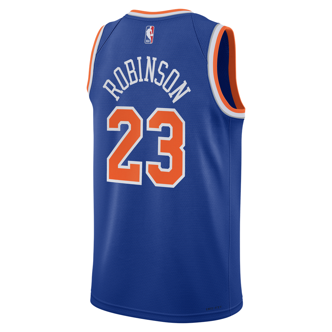 Mitchell Robinson New York Knicks Nike Youth Swingman Jersey - Icon Edition - Blue Official NBA Team Apparel Basketball Fan Gear