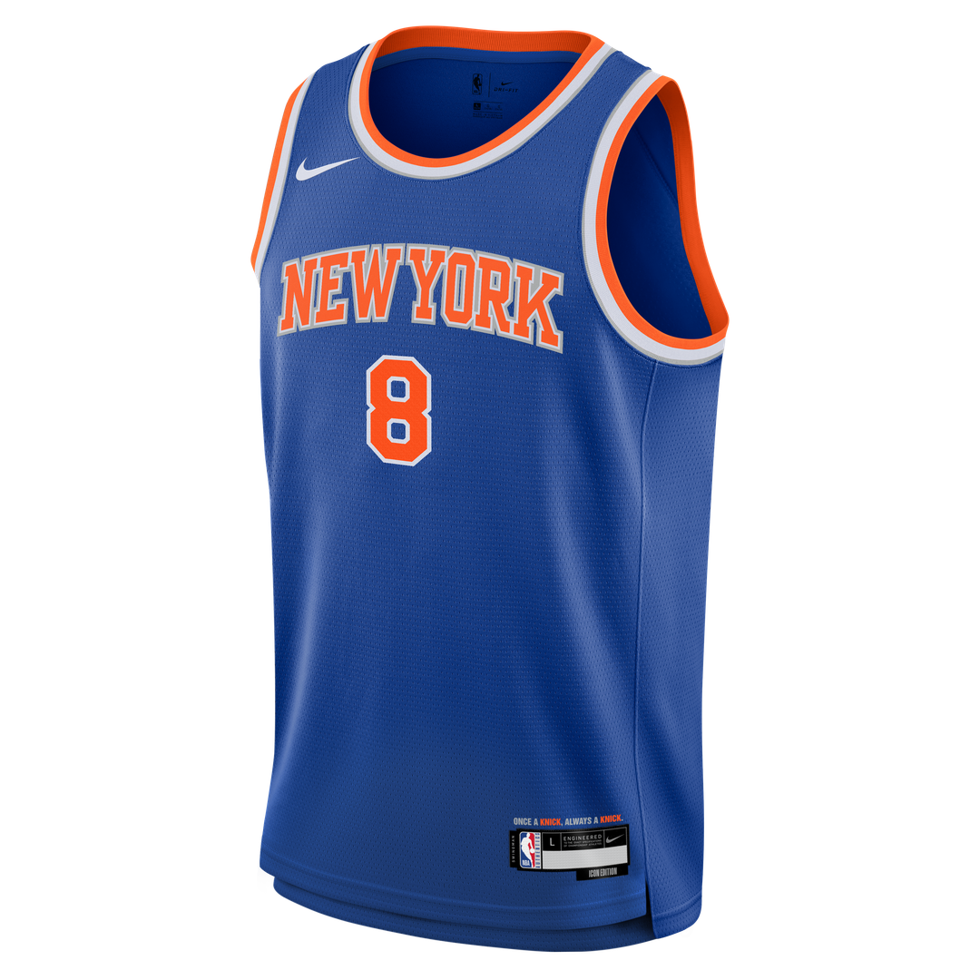 OG Anunoby New York Knicks Nike Youth Swingman Jersey - Icon Edition - Blue Official NBA Team Apparel Basketball Fan Gear