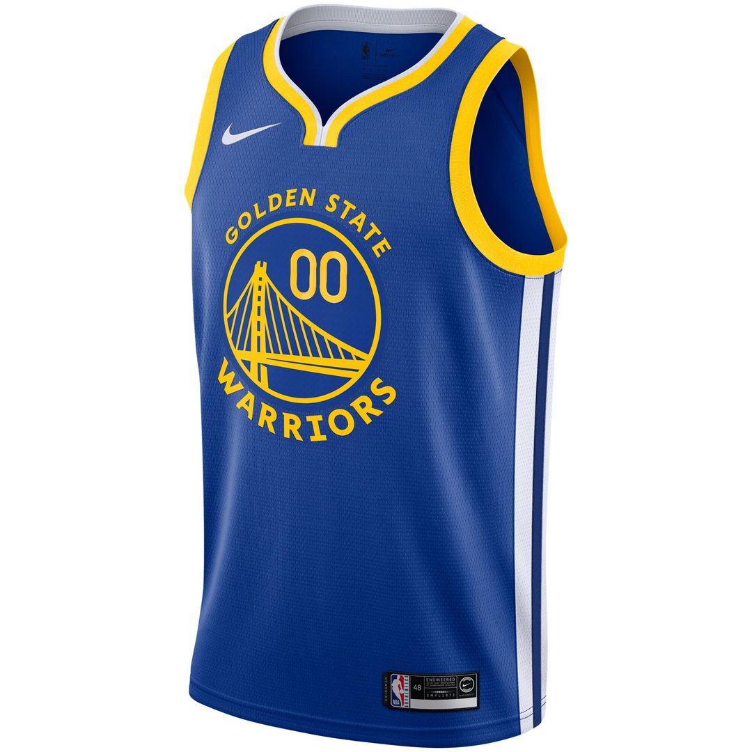 Golden State Warriors Nike Unisex 2019/20 Custom Swingman Jersey - Royal - Icon Edition Official NBA Team Apparel Basketball Fan Gear